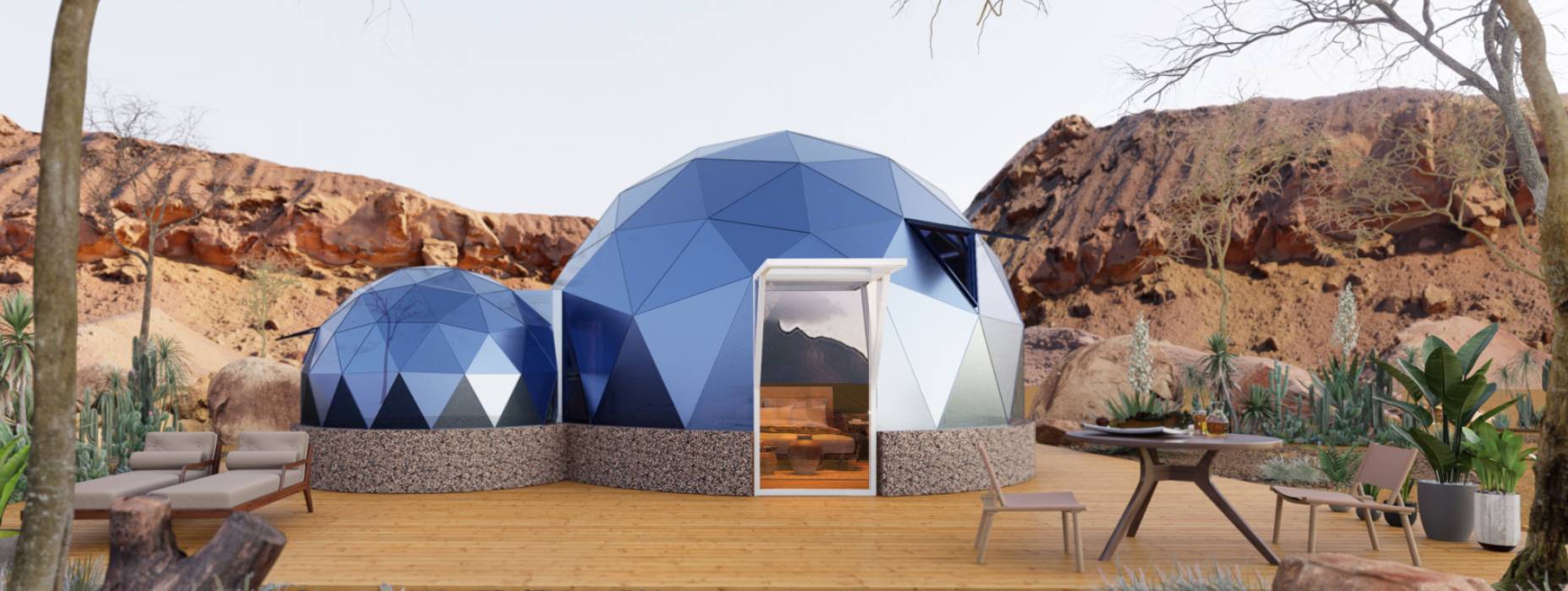 遵义县球形智能光伏玻璃星空房